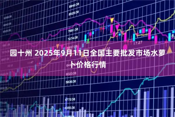 园十州 2025年9月11日全国主要批发市场水萝卜价格行情