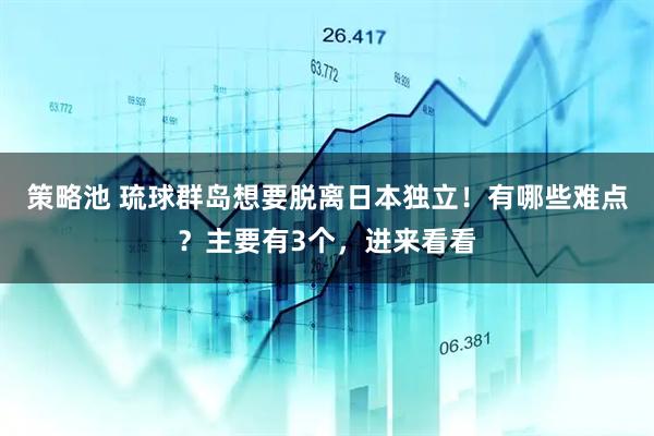 策略池 琉球群岛想要脱离日本独立!有哪些难点?主要有3个,进来看看